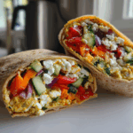 Pesto Vegetable Wrap with Feta