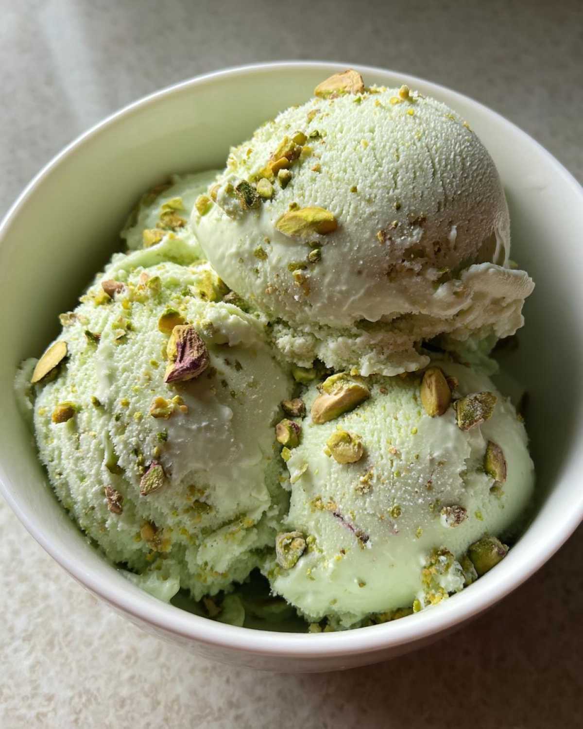 Pistachio Rosewater Ice Cream - detail 4
