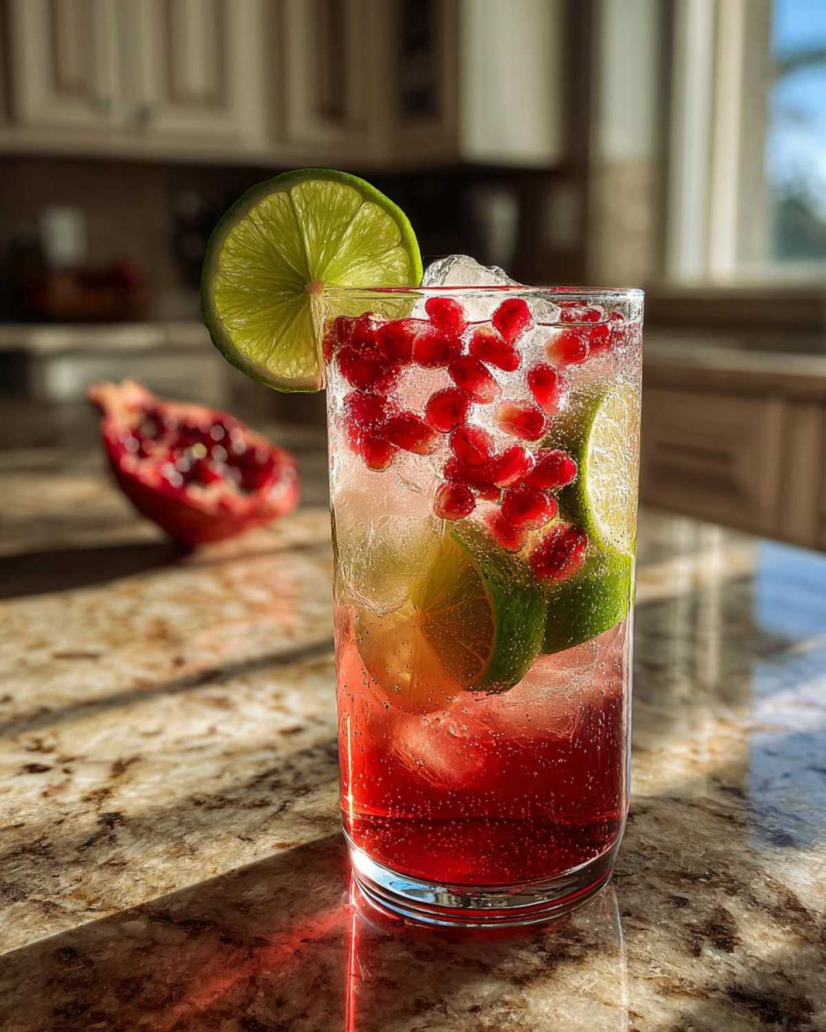 Pomegranate Green Tea Spritzer - detail 1