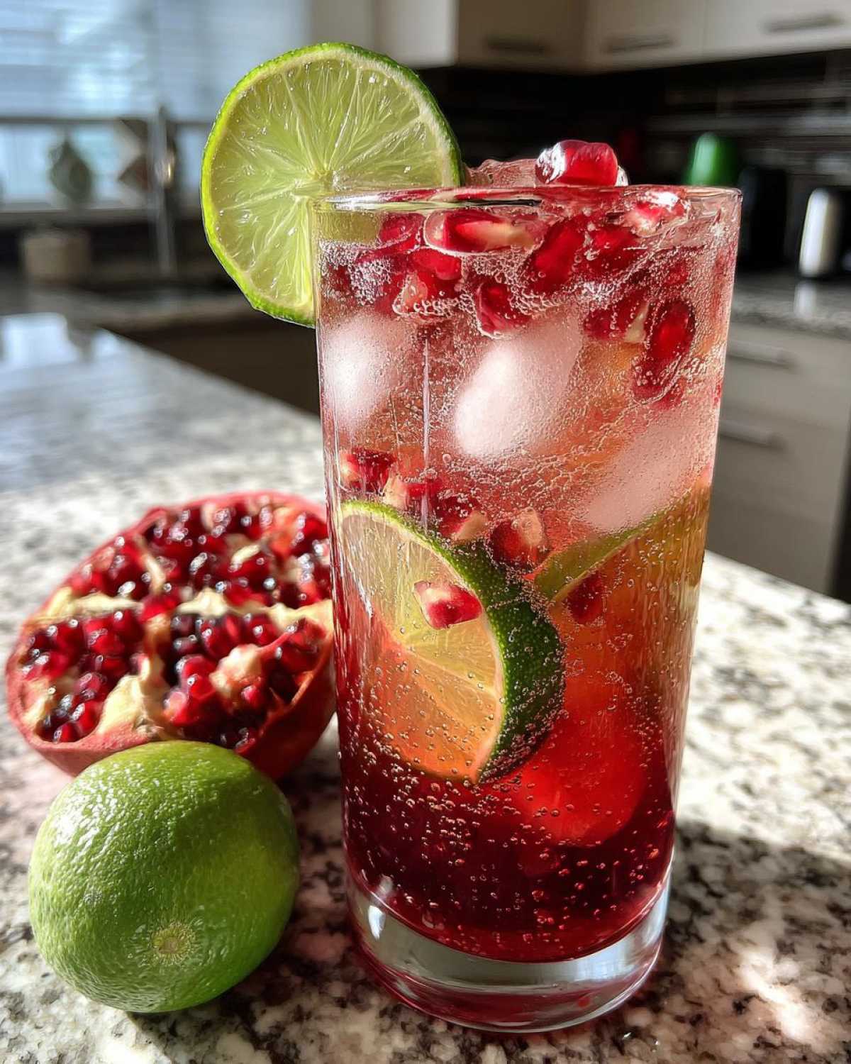 Pomegranate Green Tea Spritzer - detail 3