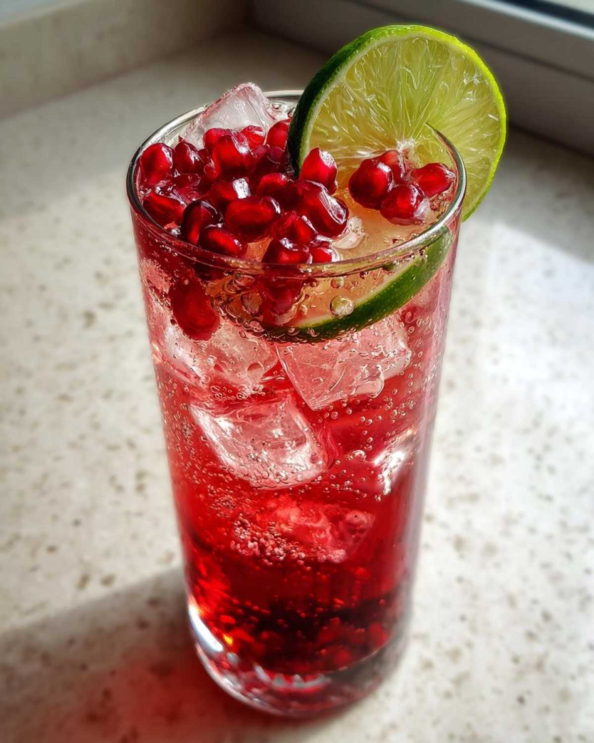 Pomegranate Green Tea Spritzer - detail 4