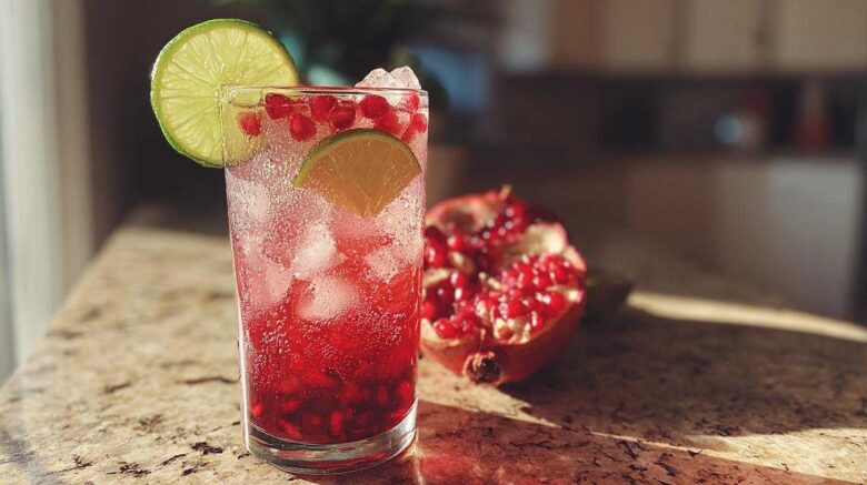Pomegranate Green Tea Spritzer