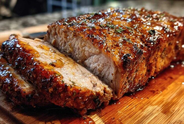 Pork Loin with Apple Cider Glaze