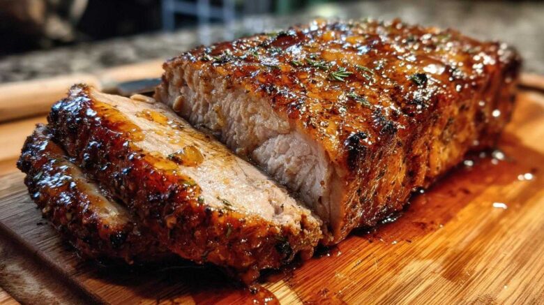 Pork Loin with Apple Cider Glaze