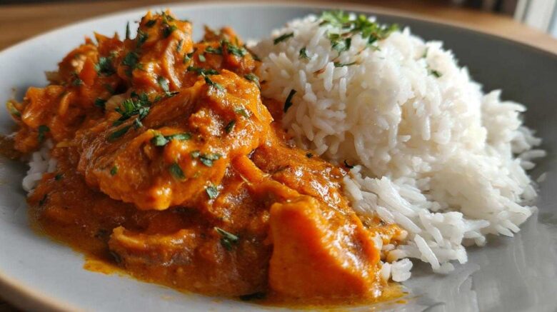 Pumpkin Curry Chicken with Coconut Rice