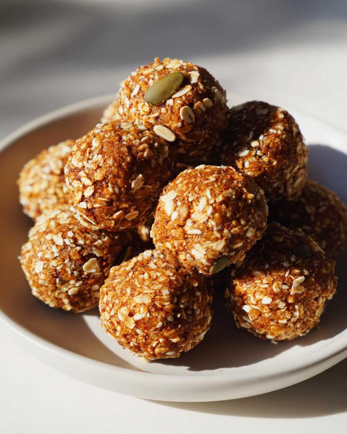 Pumpkin Hemp Seed Protein Balls - detail 2