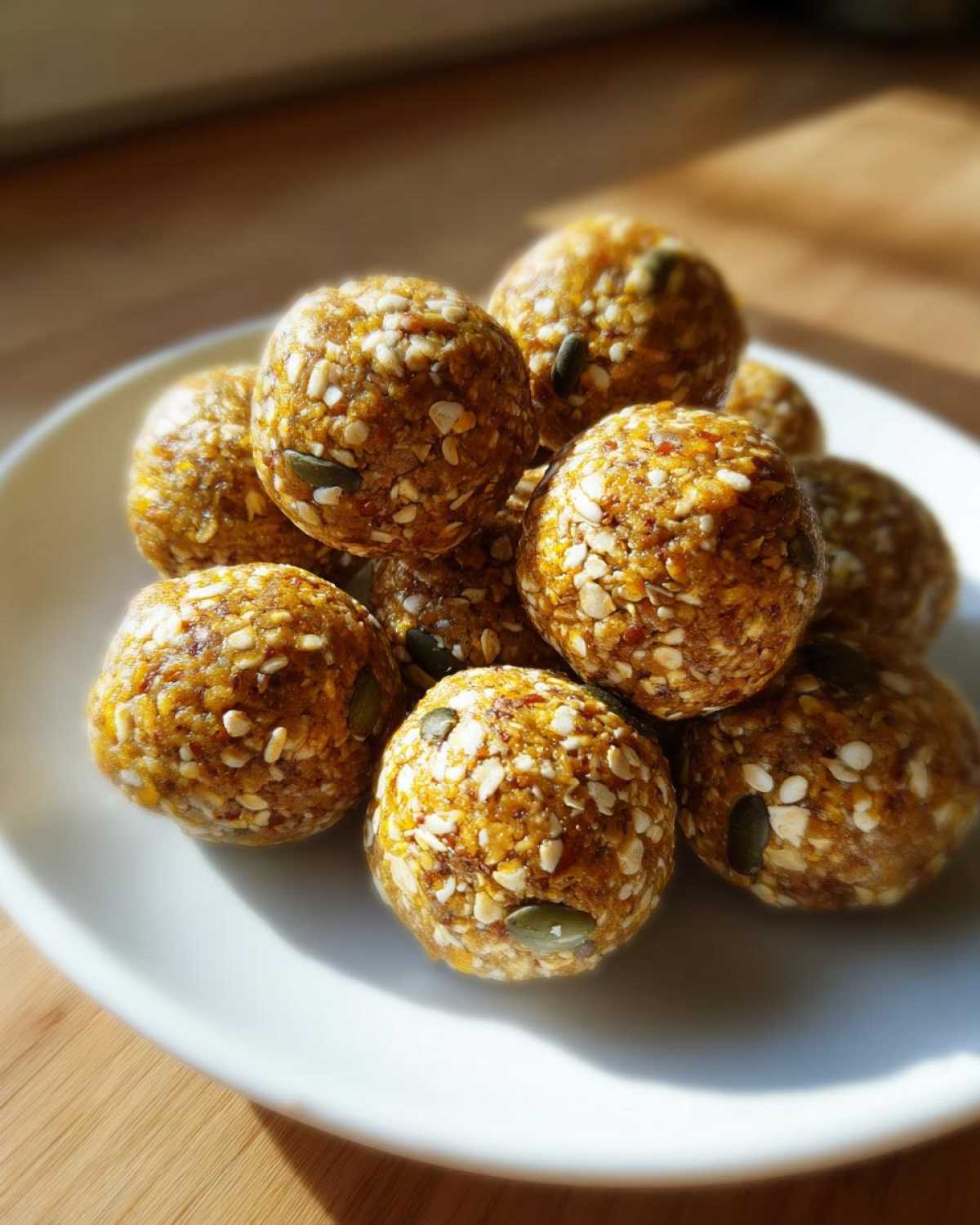 Pumpkin Hemp Seed Protein Balls - detail 3