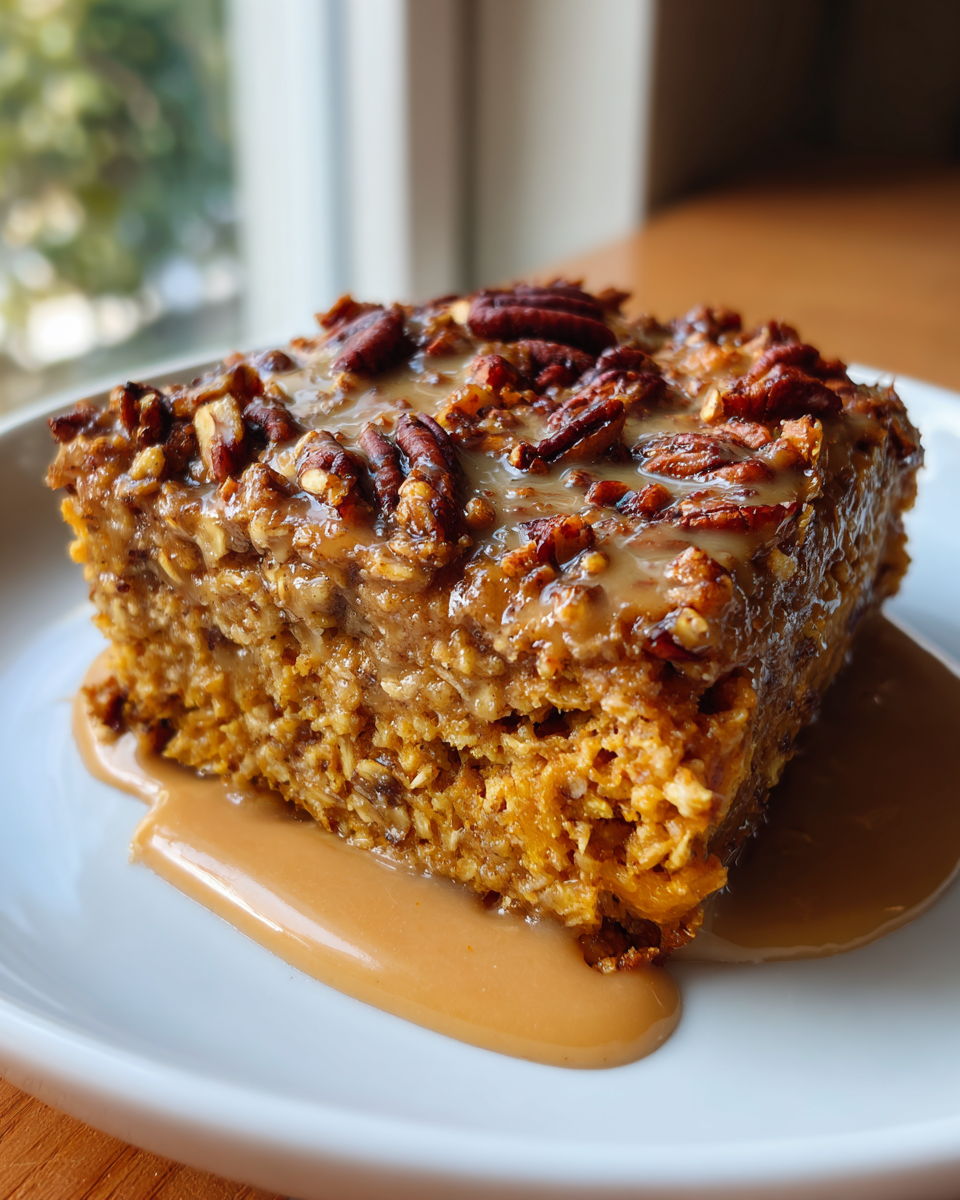 Pumpkin Spice Oatmeal Bake - detail 1