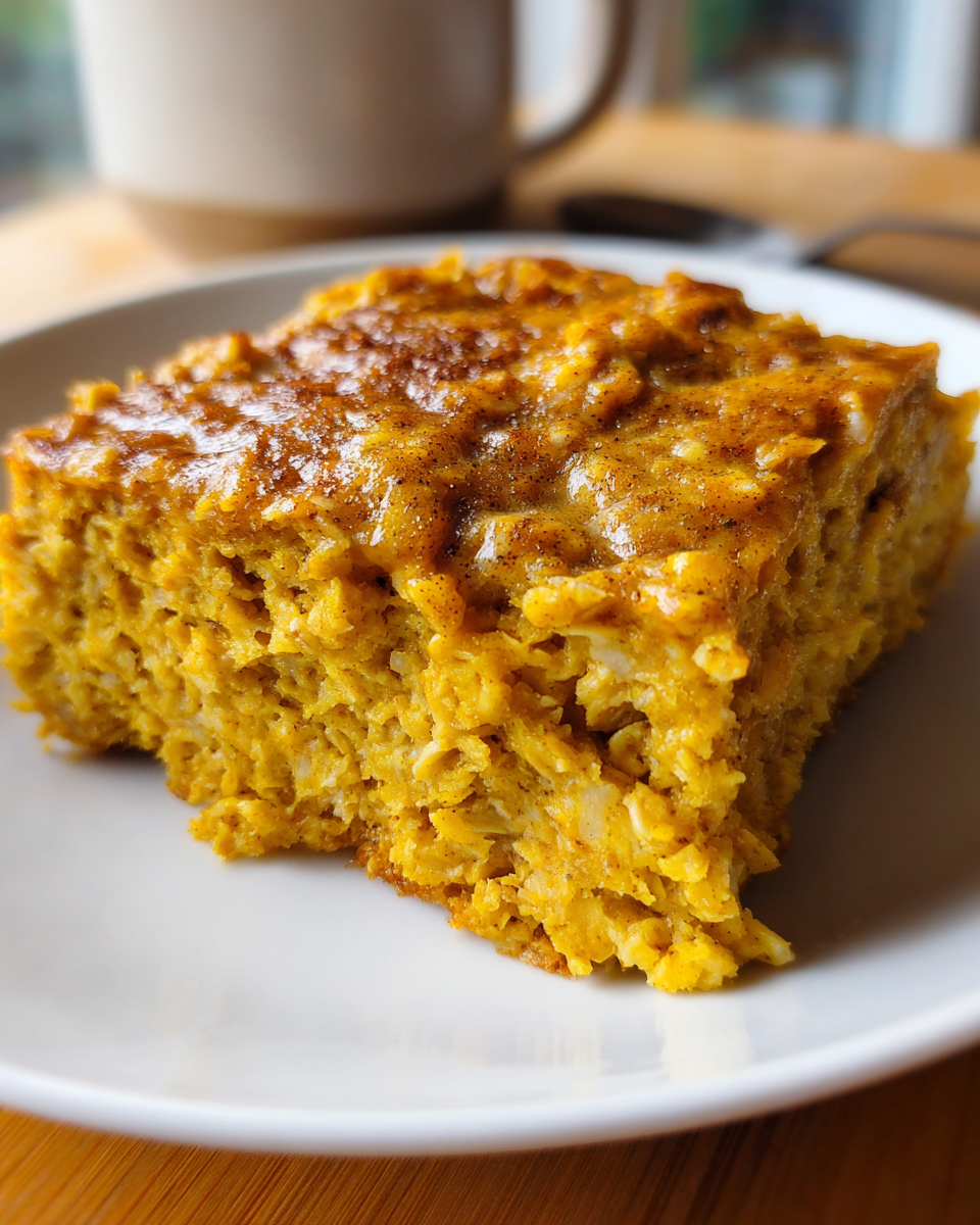 Pumpkin Spice Oatmeal Bake - detail 4