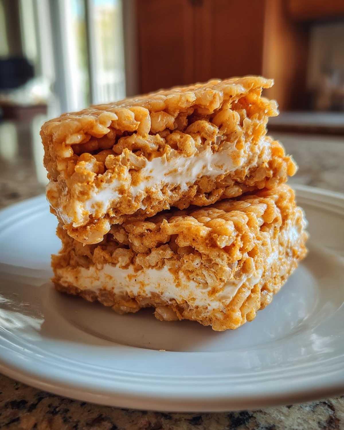 Pumpkin Spice Rice Cake Sandwiches - detail 2