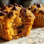 Pumpkin chocolate chip muffins