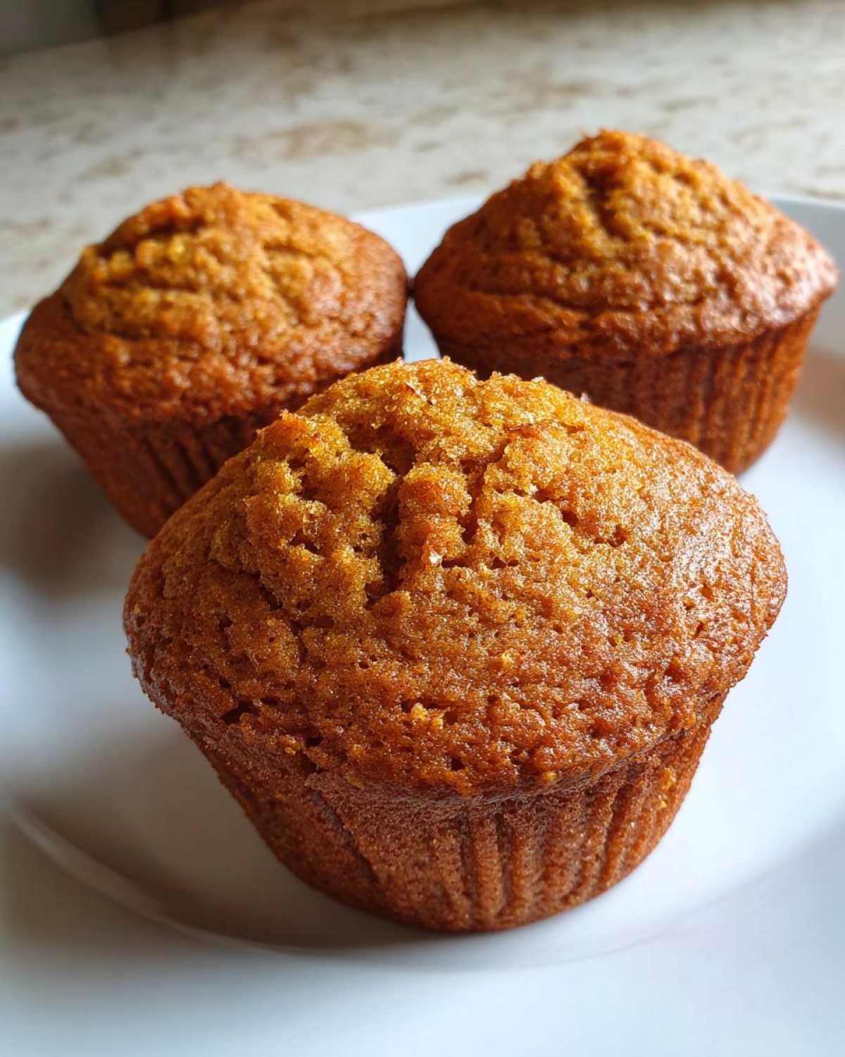 Pumpkin spice muffins - detail 1