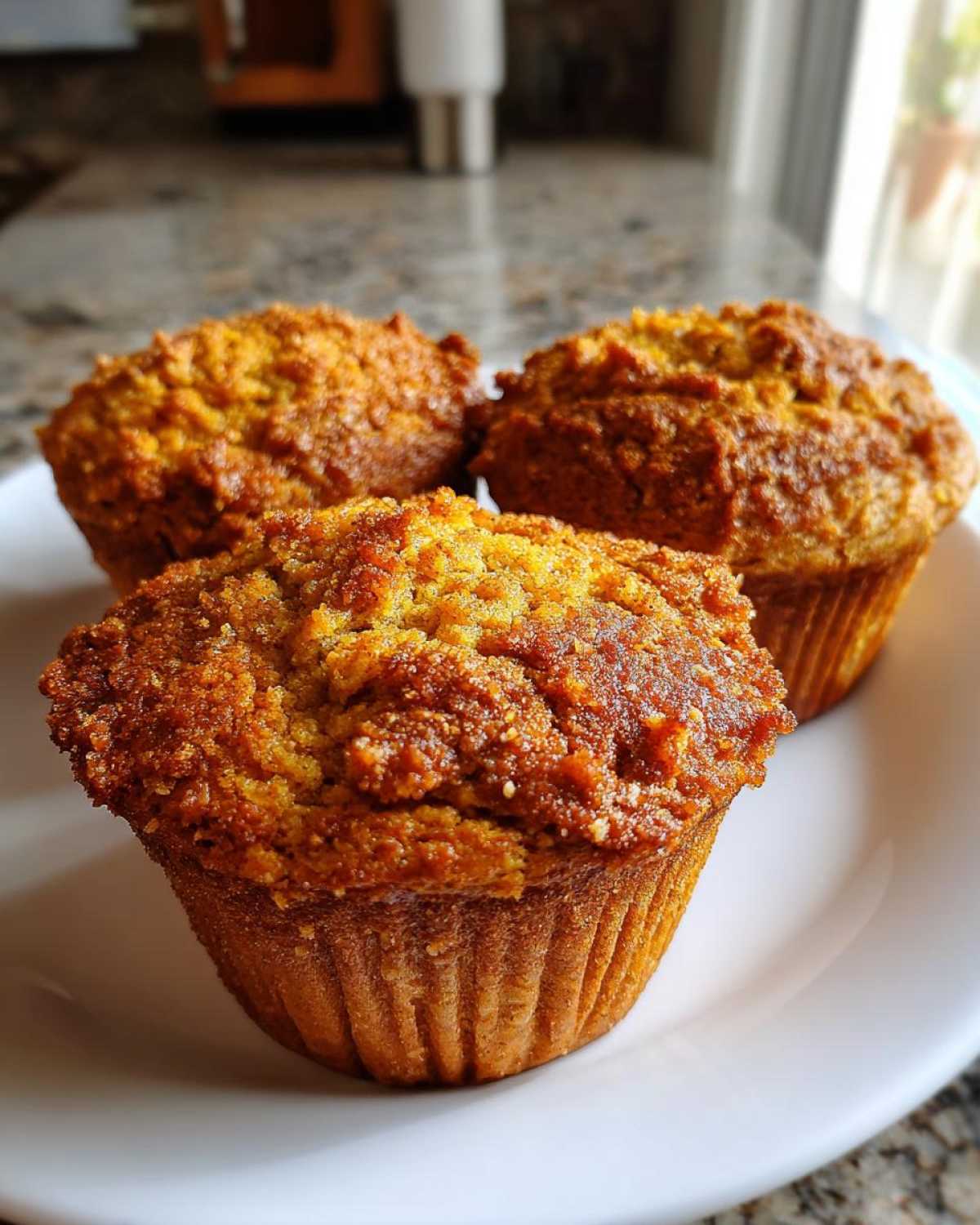 Pumpkin spice muffins - detail 2