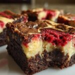 Red Velvet Cheesecake Brownie Bites