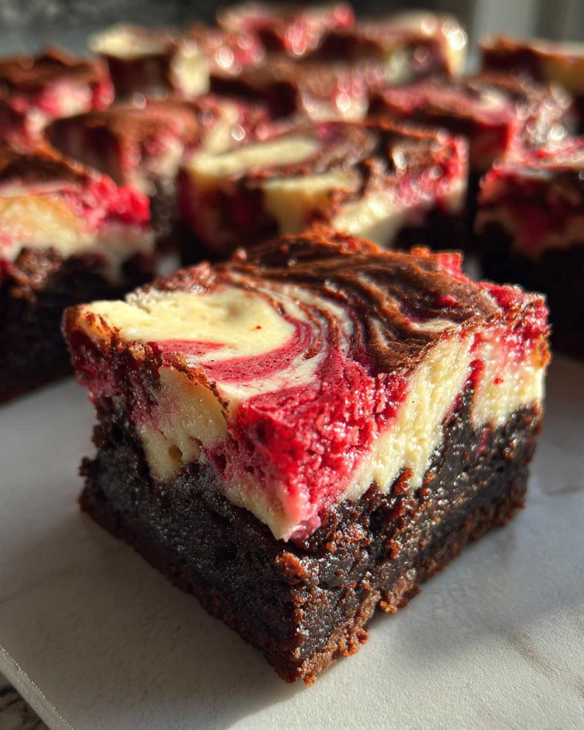 Red Velvet Cheesecake Brownie Bites - detail 3