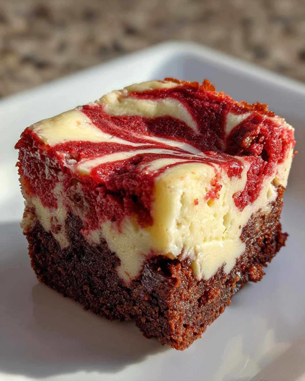 Red Velvet Cheesecake Brownie Bites - detail 4