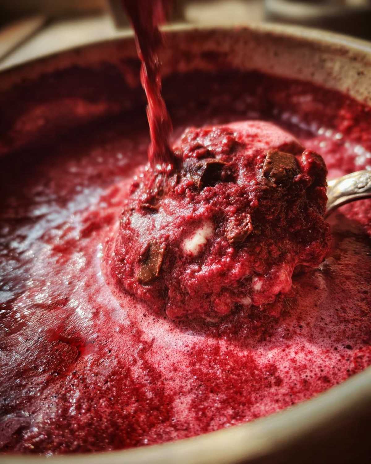 Red Velvet Rice Pudding - detail 1