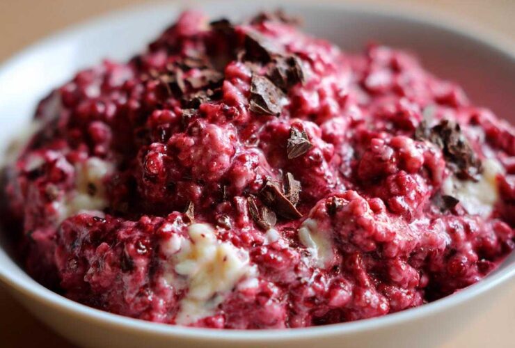 Red Velvet Rice Pudding