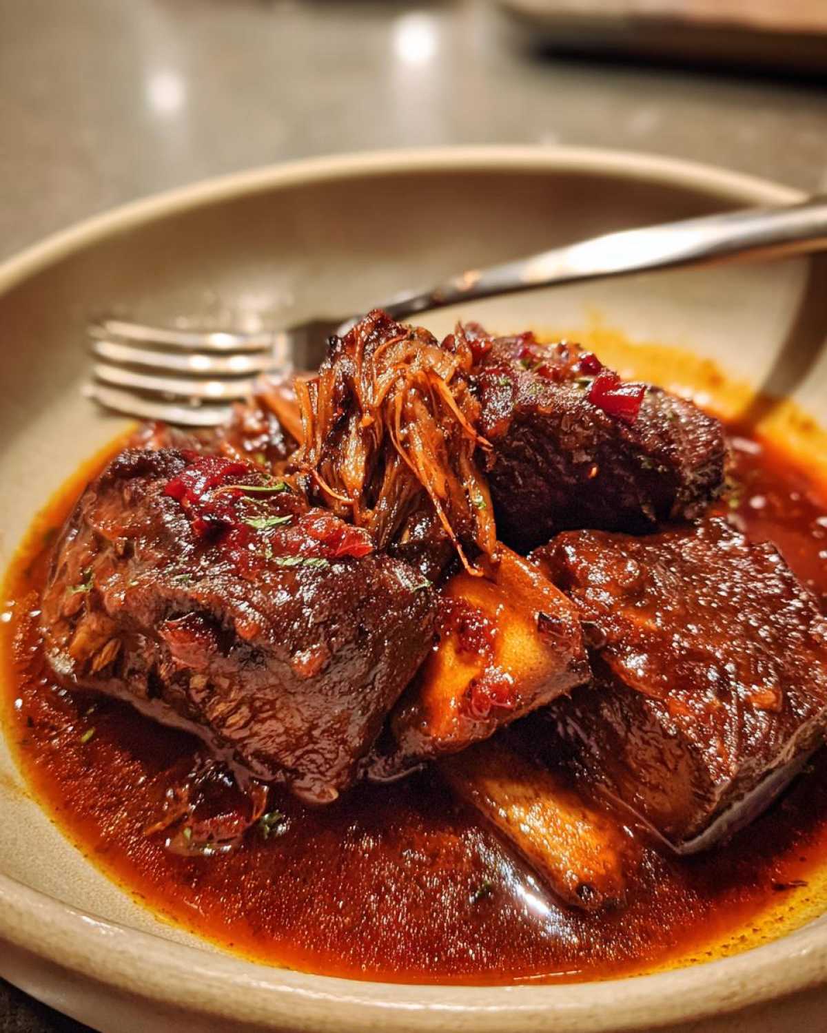 Red Wine Braised Short Ribs - detail 1