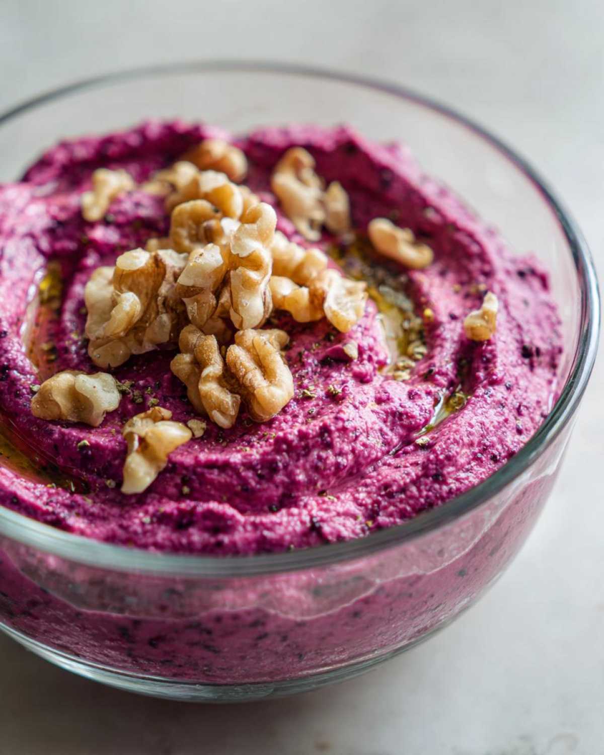 Roasted Beet and Walnut Dip - detail 1