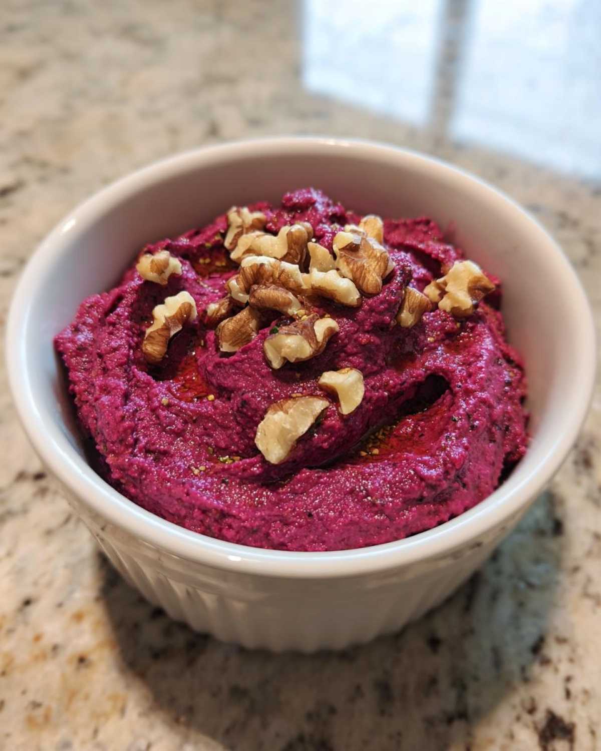 Roasted Beet and Walnut Dip - detail 3