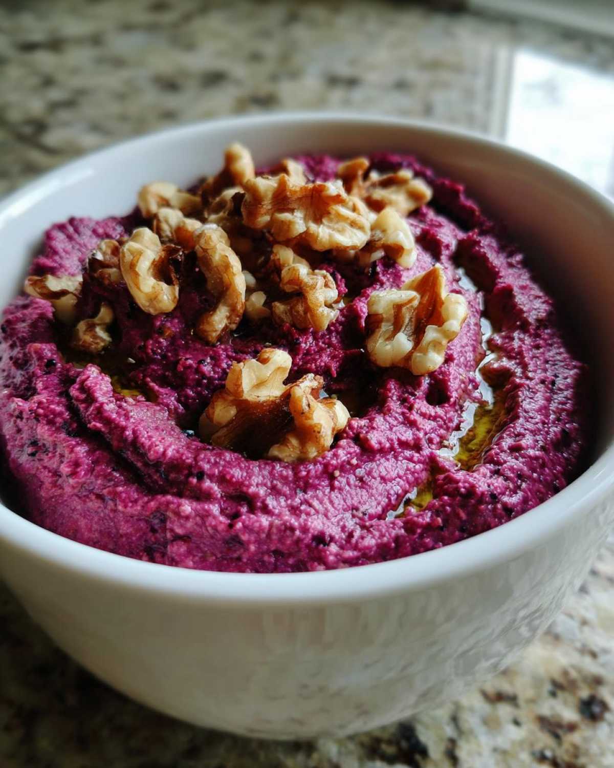 Roasted Beet and Walnut Dip - detail 4