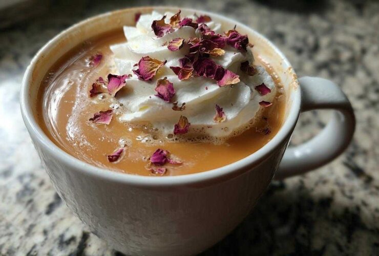 Rose Water Chai Latte