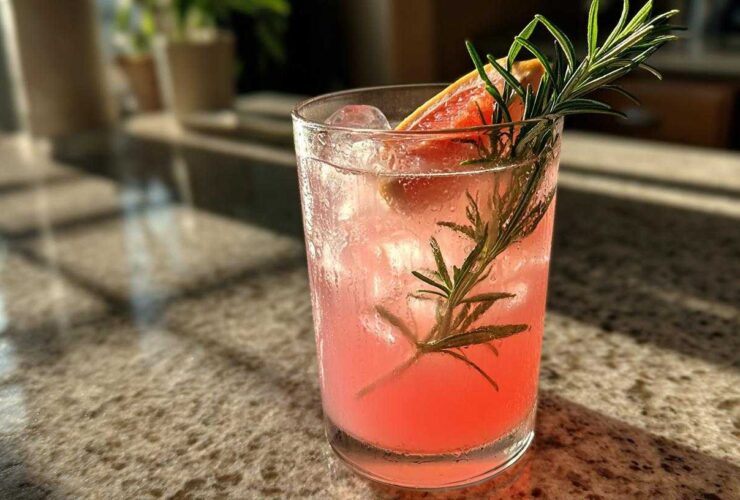 Rosemary Grapefruit Sparkler