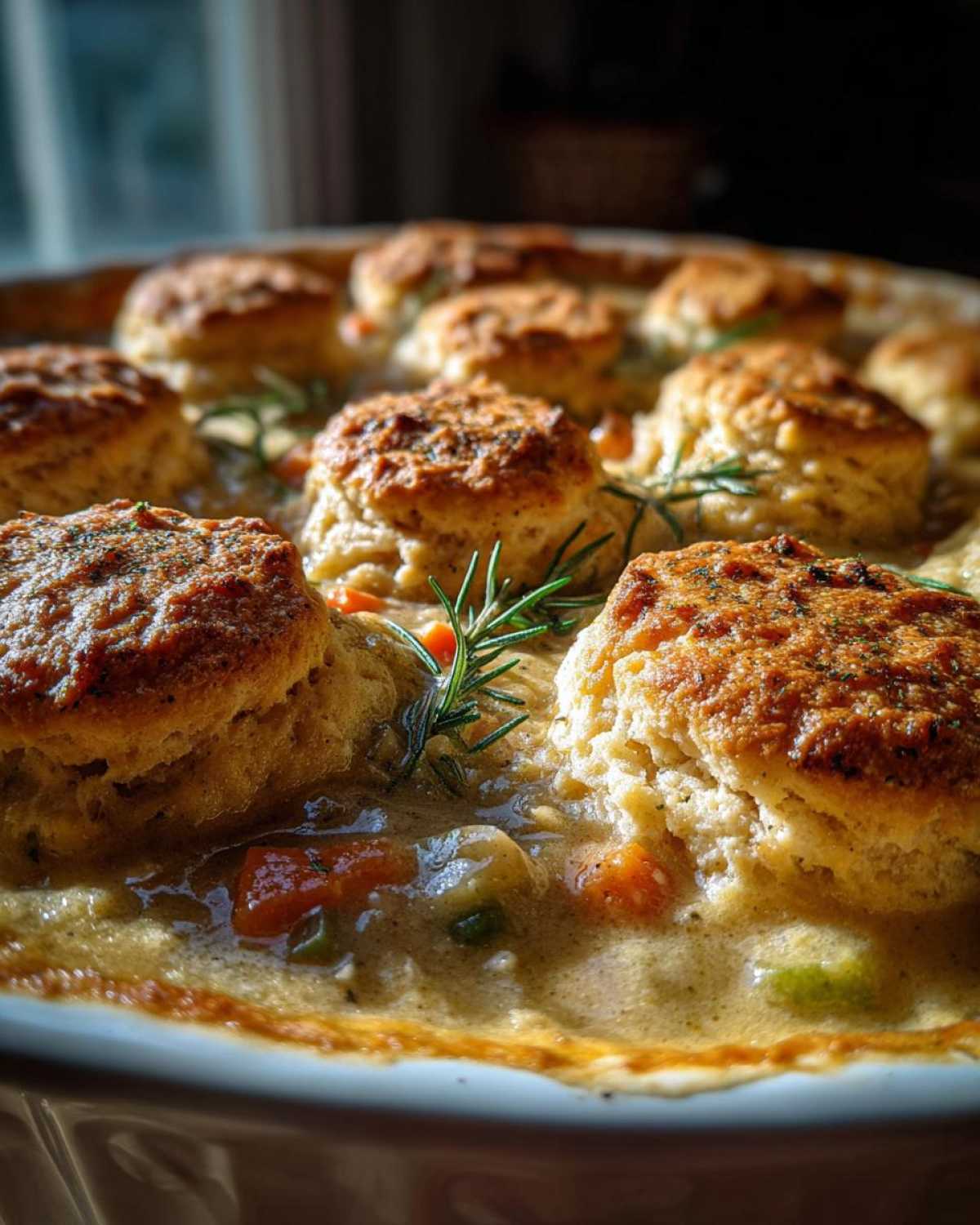 Rosemary Turkey Pot Pie with Biscuits - detail 4
