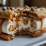 Salted Caramel Pretzel Ice Cream Sandwiches