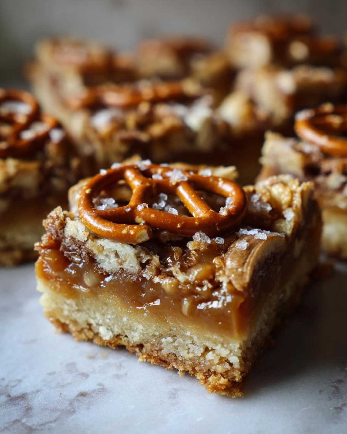 Salted Caramel Pretzel Magic Bars - detail 2