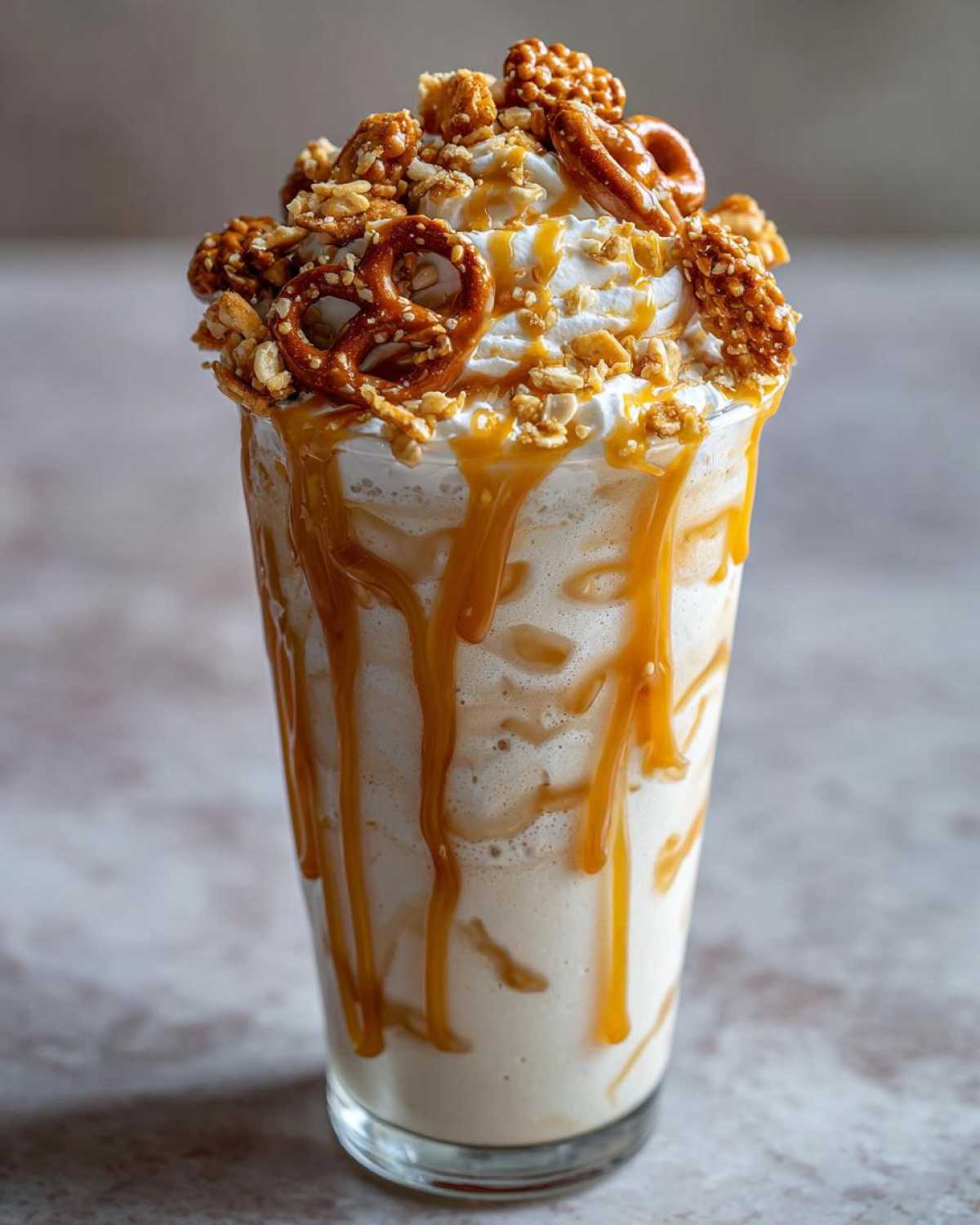 Salted Caramel Pretzel Milkshake (5-Minute Indulgence) - detail 2