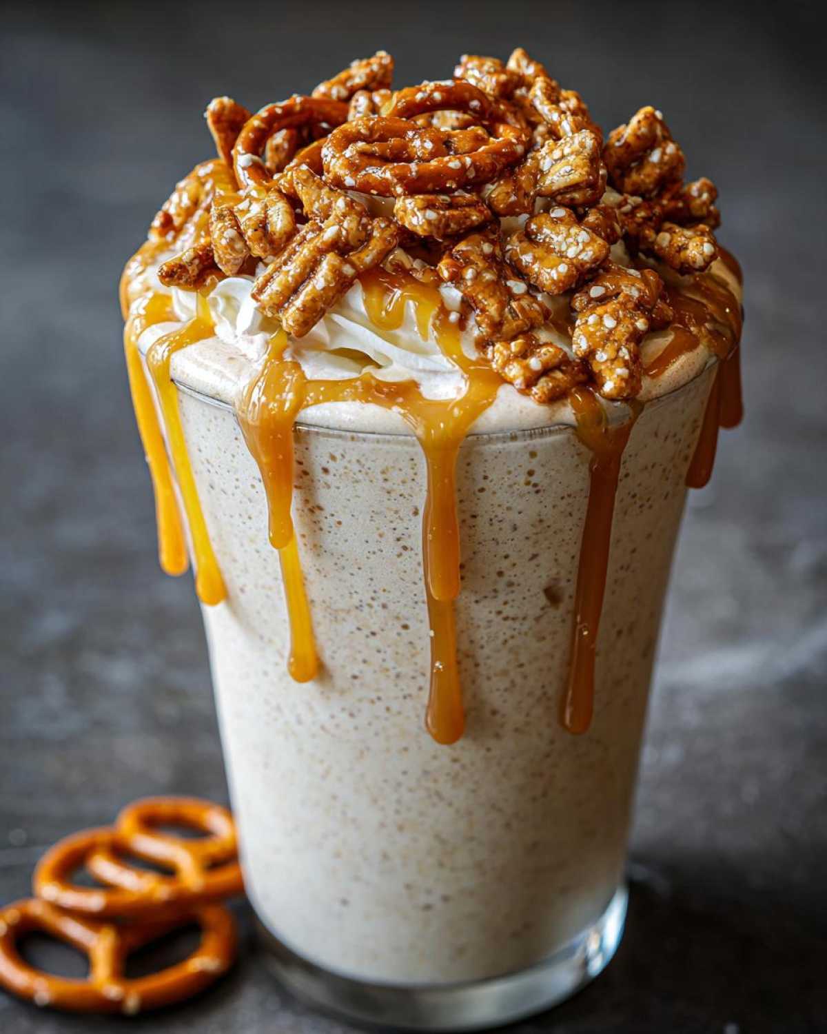 Salted Caramel Pretzel Milkshake (5-Minute Indulgence) - detail 3