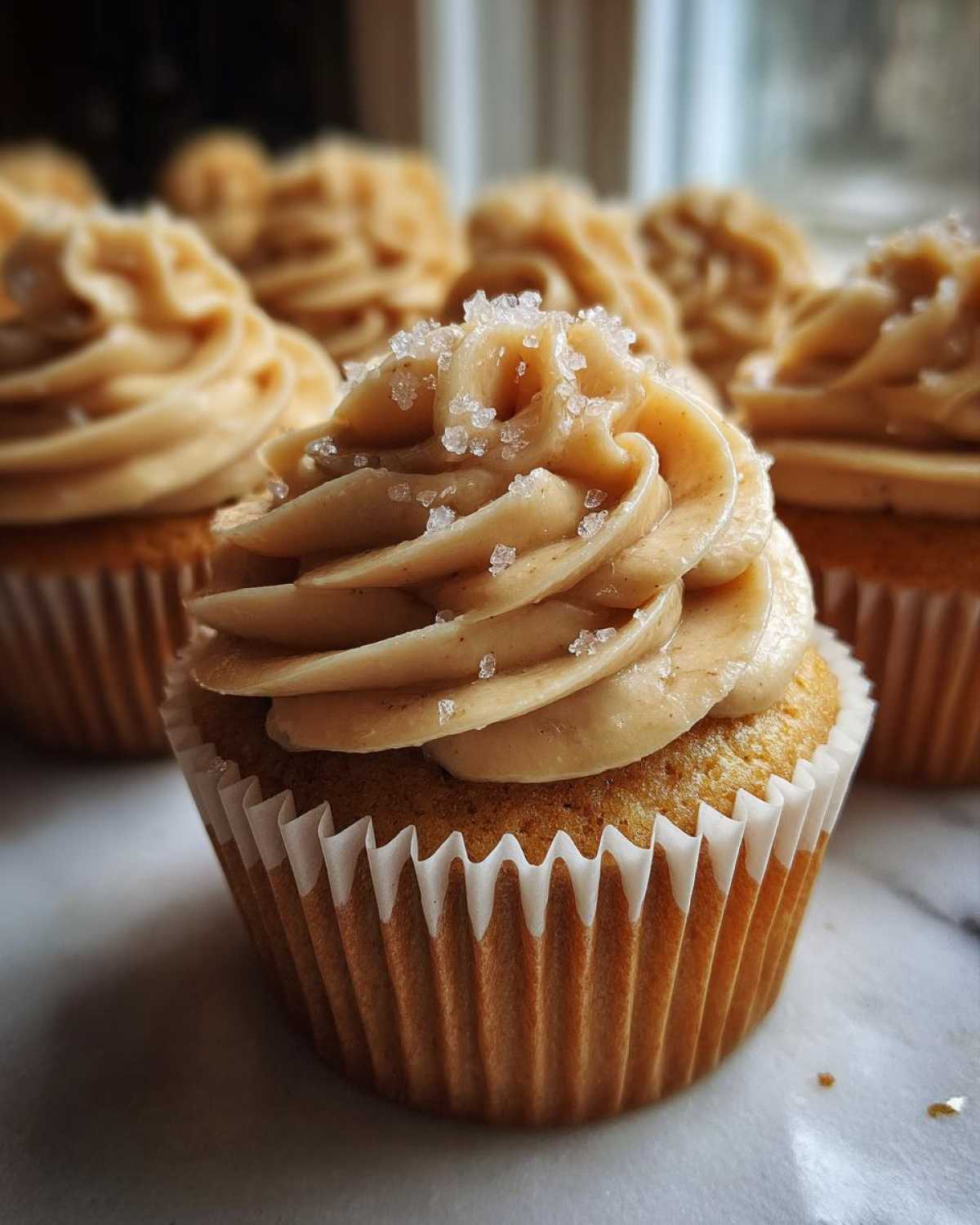 Salted Maple Buttercup Cupcakes - detail 1