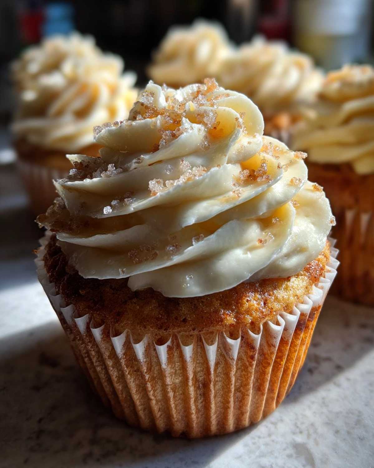 Salted Maple Buttercup Cupcakes - detail 2