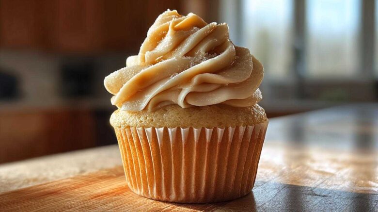 Salted Maple Buttercup Cupcakes