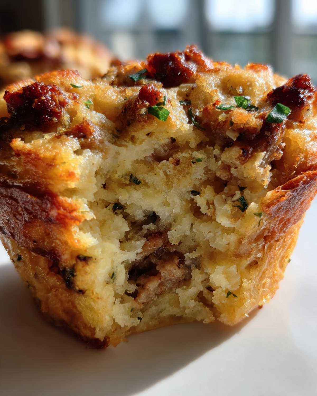 Sausage Stuffing and Gravy Muffins - detail 3