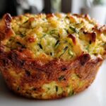 Savory zucchini cheese muffins