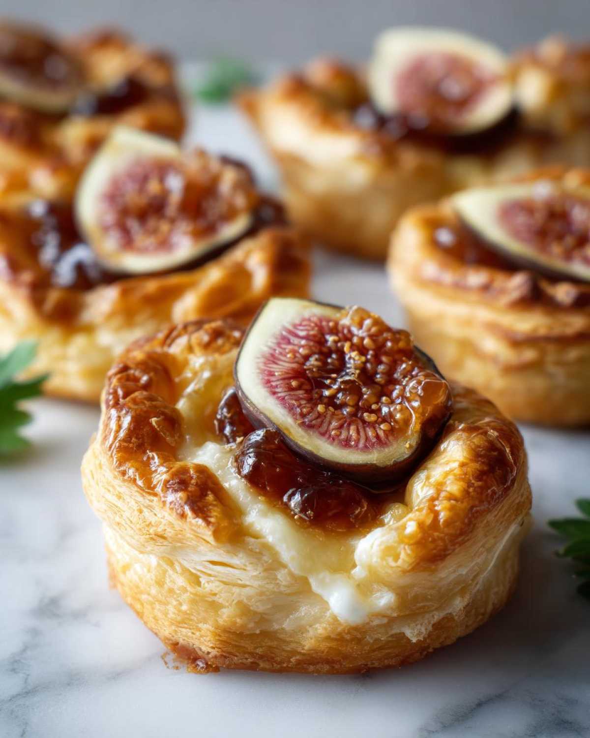 Savoury Brie and Fig Tartlets - detail 1