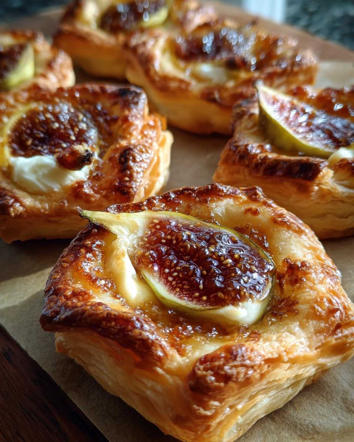 Savoury Brie and Fig Tartlets - detail 3