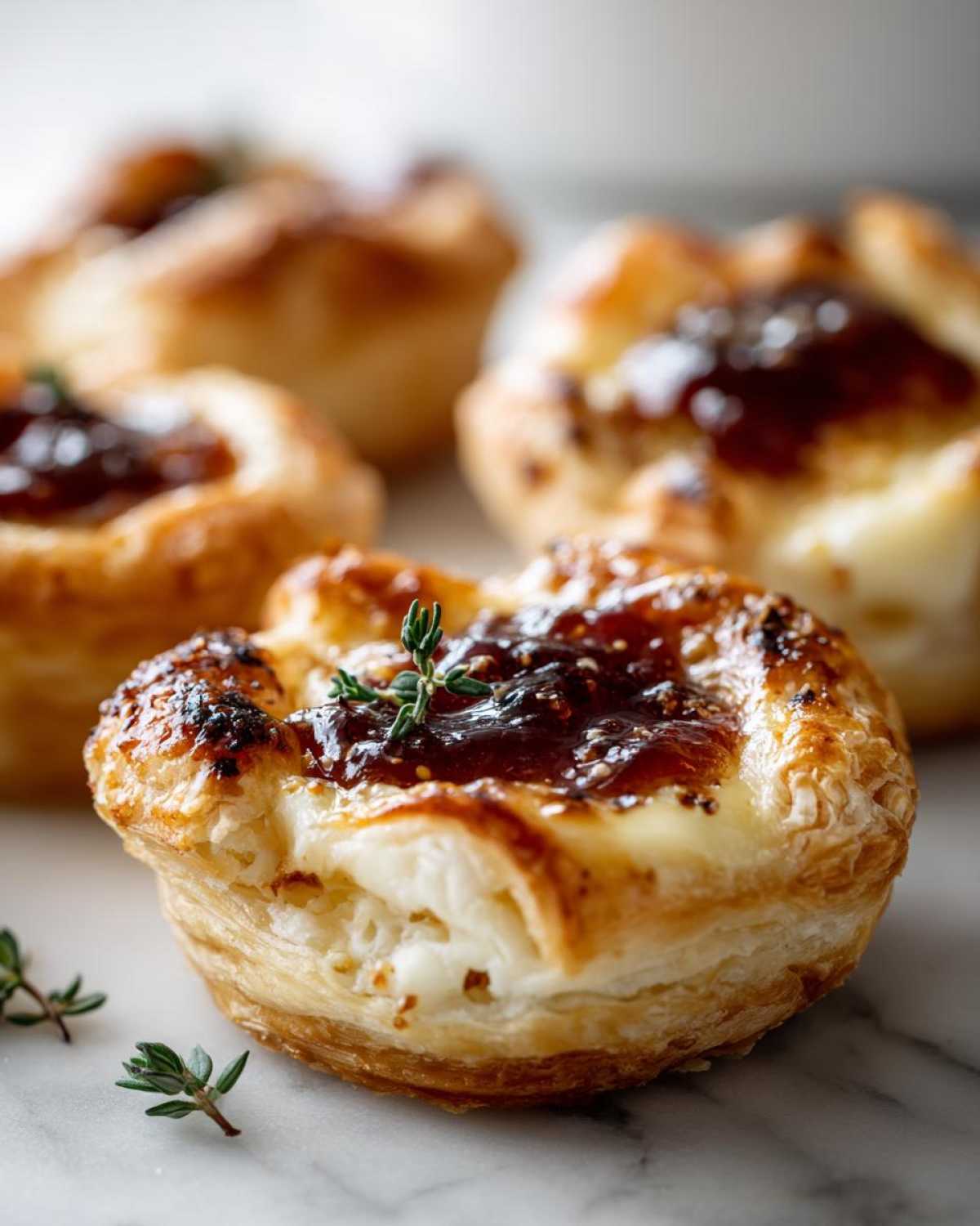 Savoury Brie and Fig Tartlets - detail 4