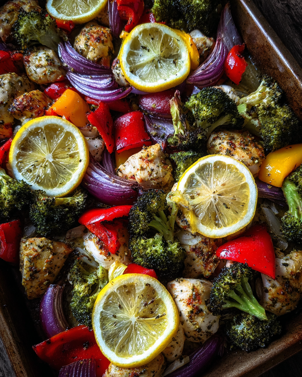 Sheet Pan Lemon Herb Chicken & Veggies - detail 1