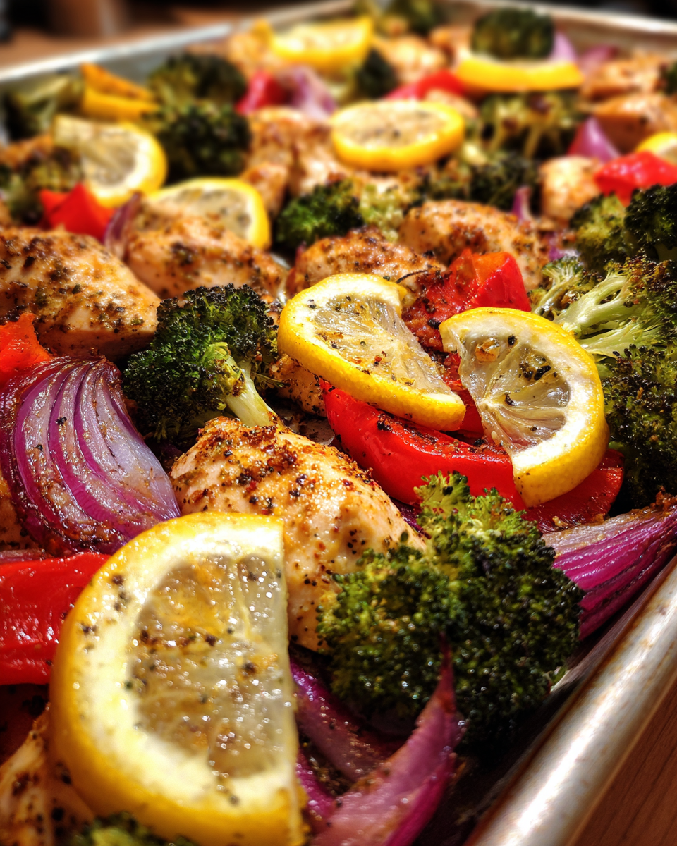 Sheet Pan Lemon Herb Chicken & Veggies - detail 2
