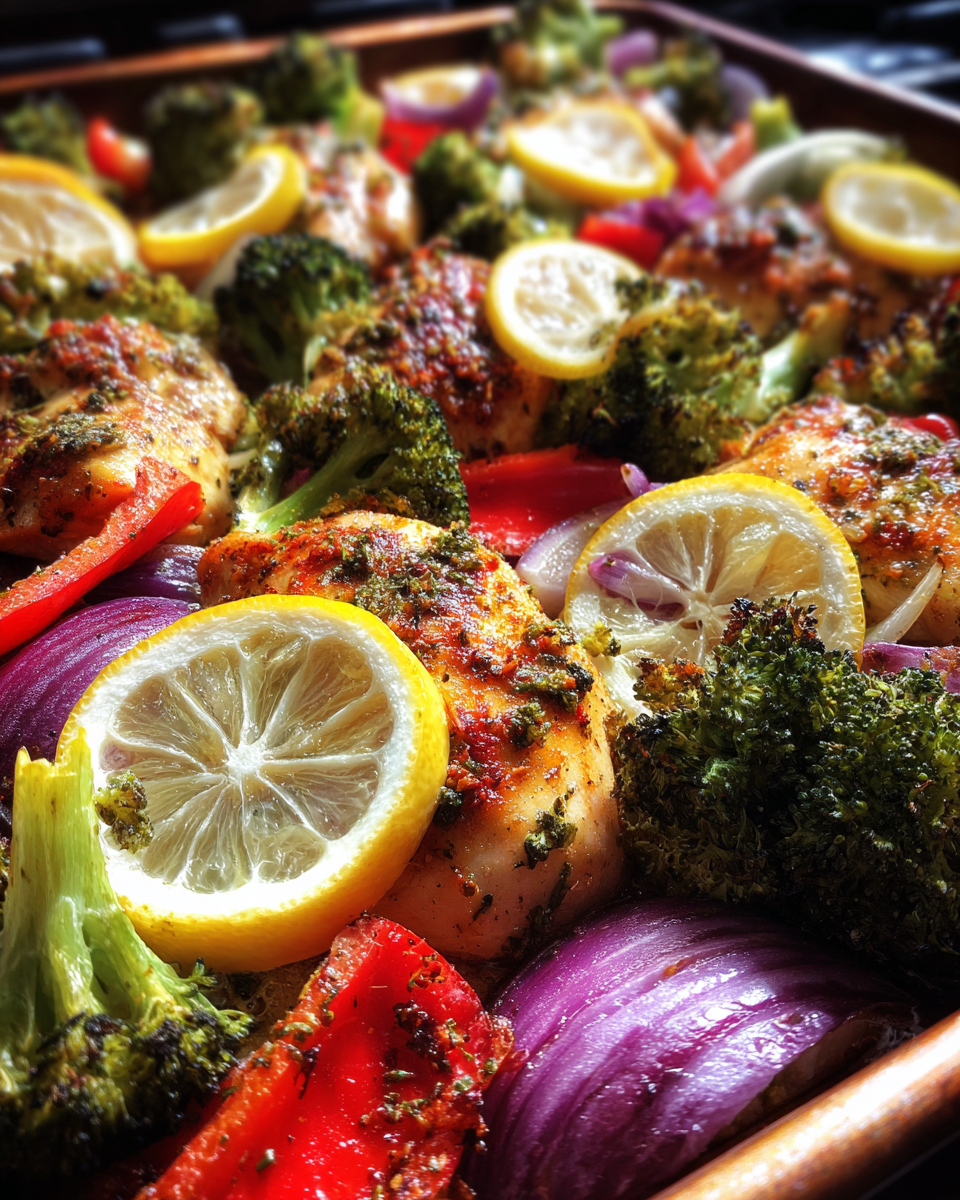 Sheet Pan Lemon Herb Chicken & Veggies - detail 3