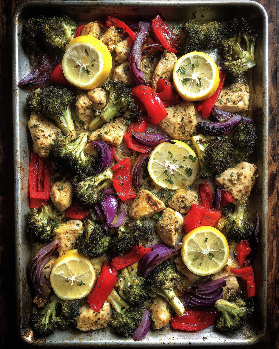 Sheet Pan Lemon Herb Chicken & Veggies - detail 4