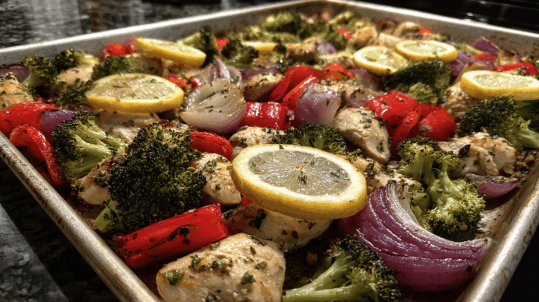 Sheet Pan Lemon Herb Chicken & Veggies