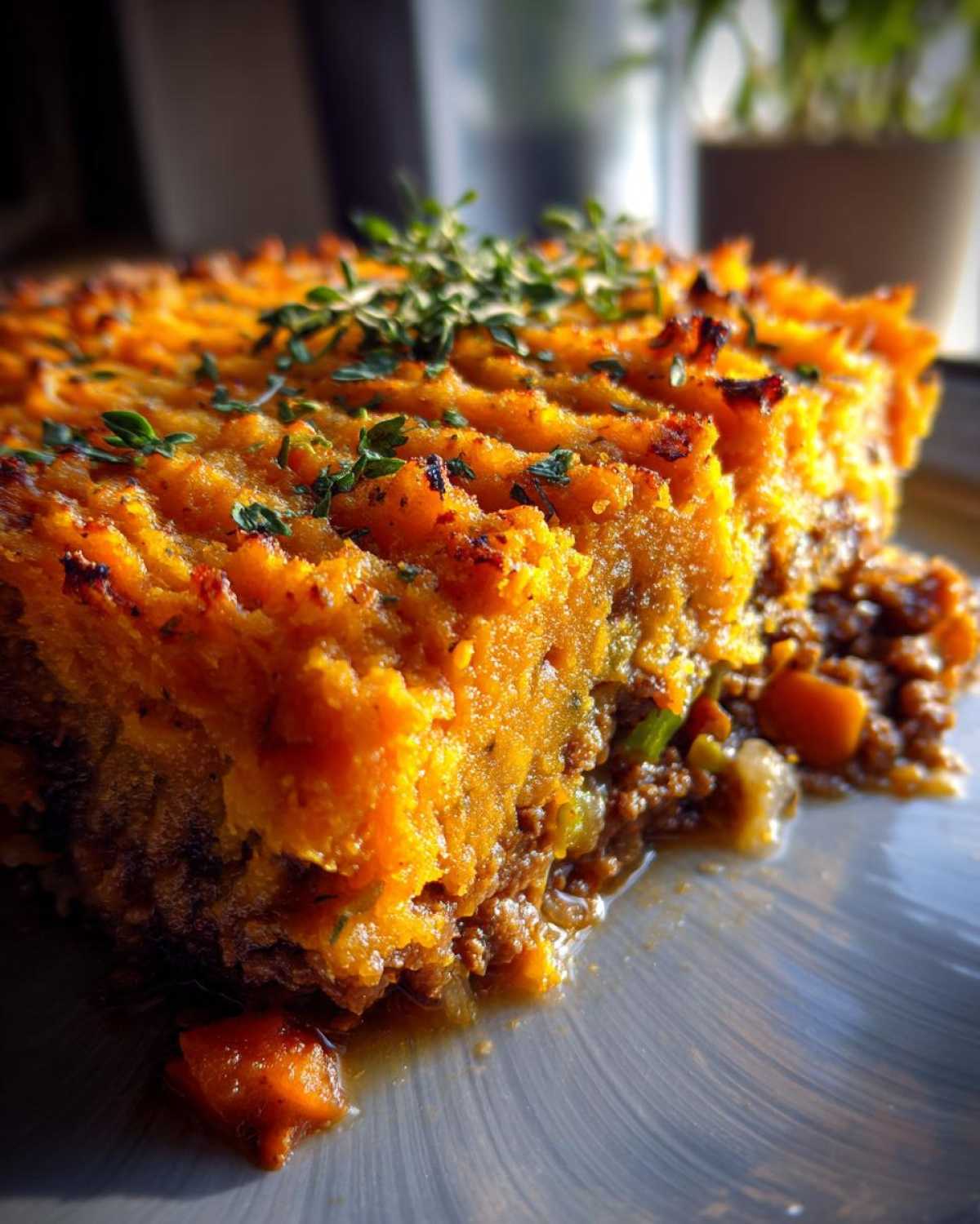 Shepherd’s Pie with Sweet Potato Topping - detail 1