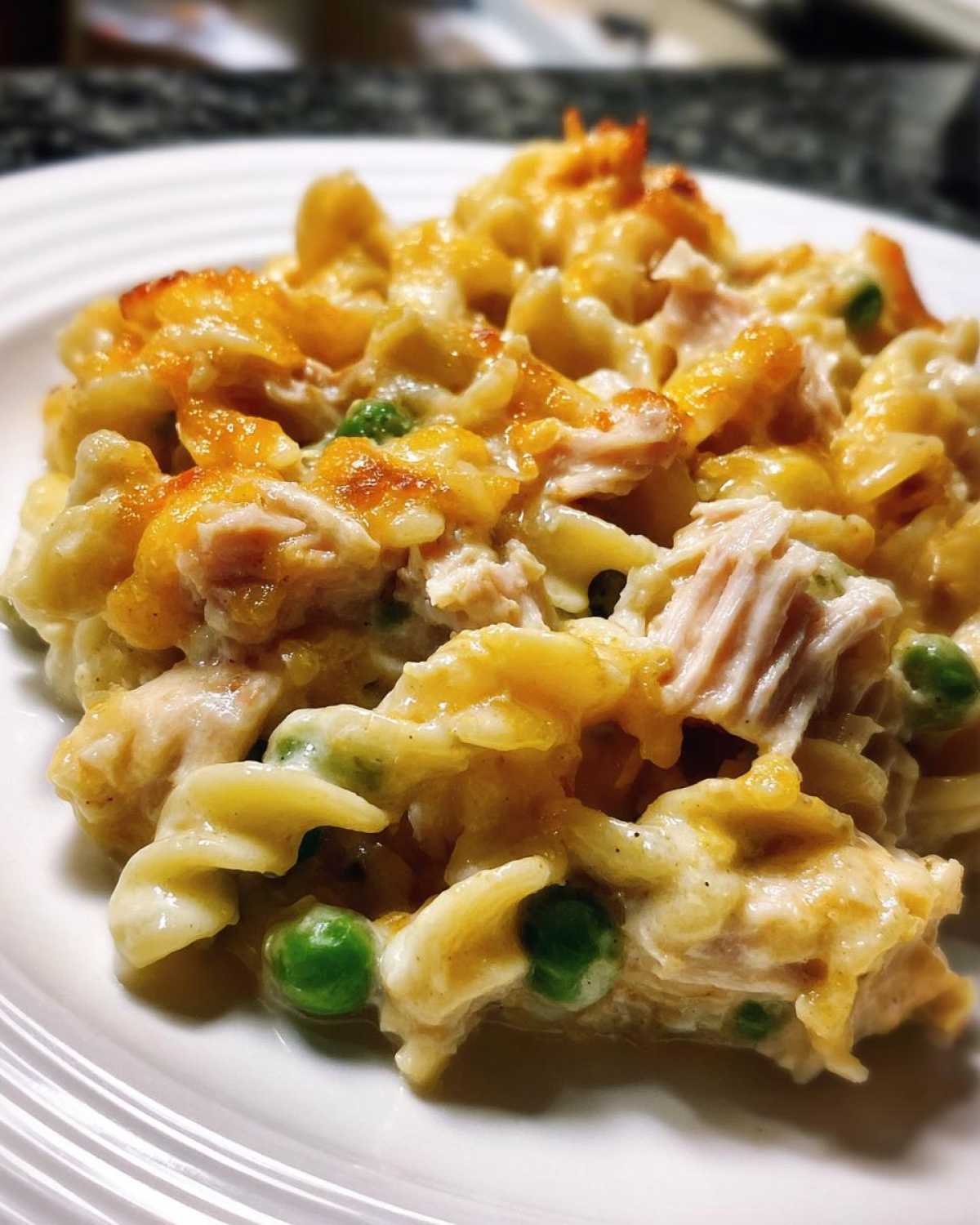 Slow cooker tuna noodle casserole - detail 2