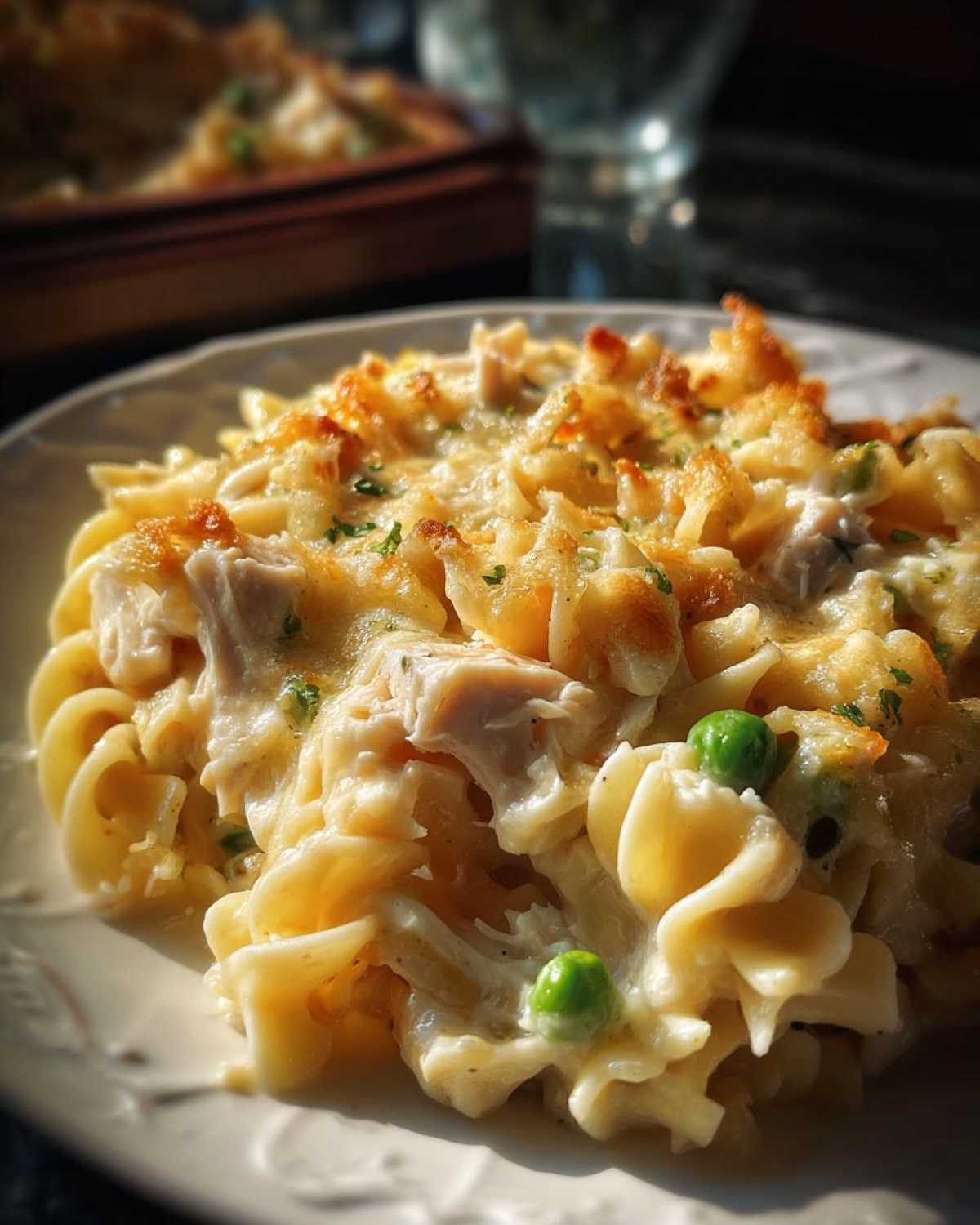 Slow cooker tuna noodle casserole - detail 3