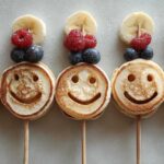 Smiley Face Pancake Skewers